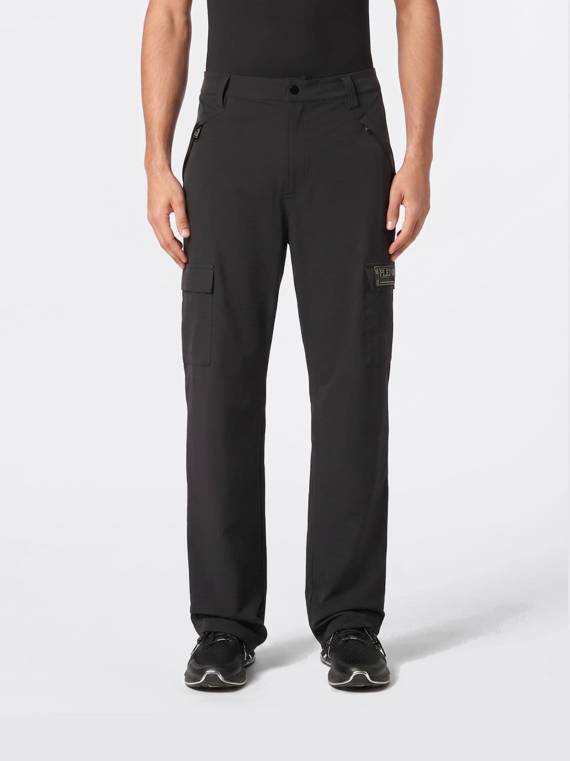 Plein Sport Technical Fabric Cargo Pants