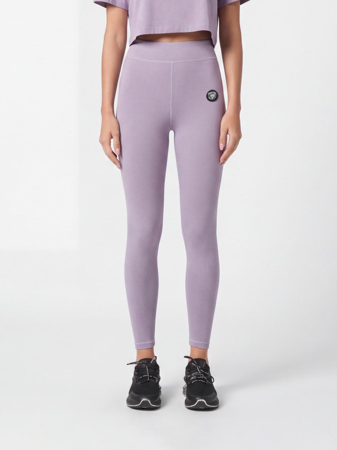 Plein Sport Technical Stretch Fabric Leggings