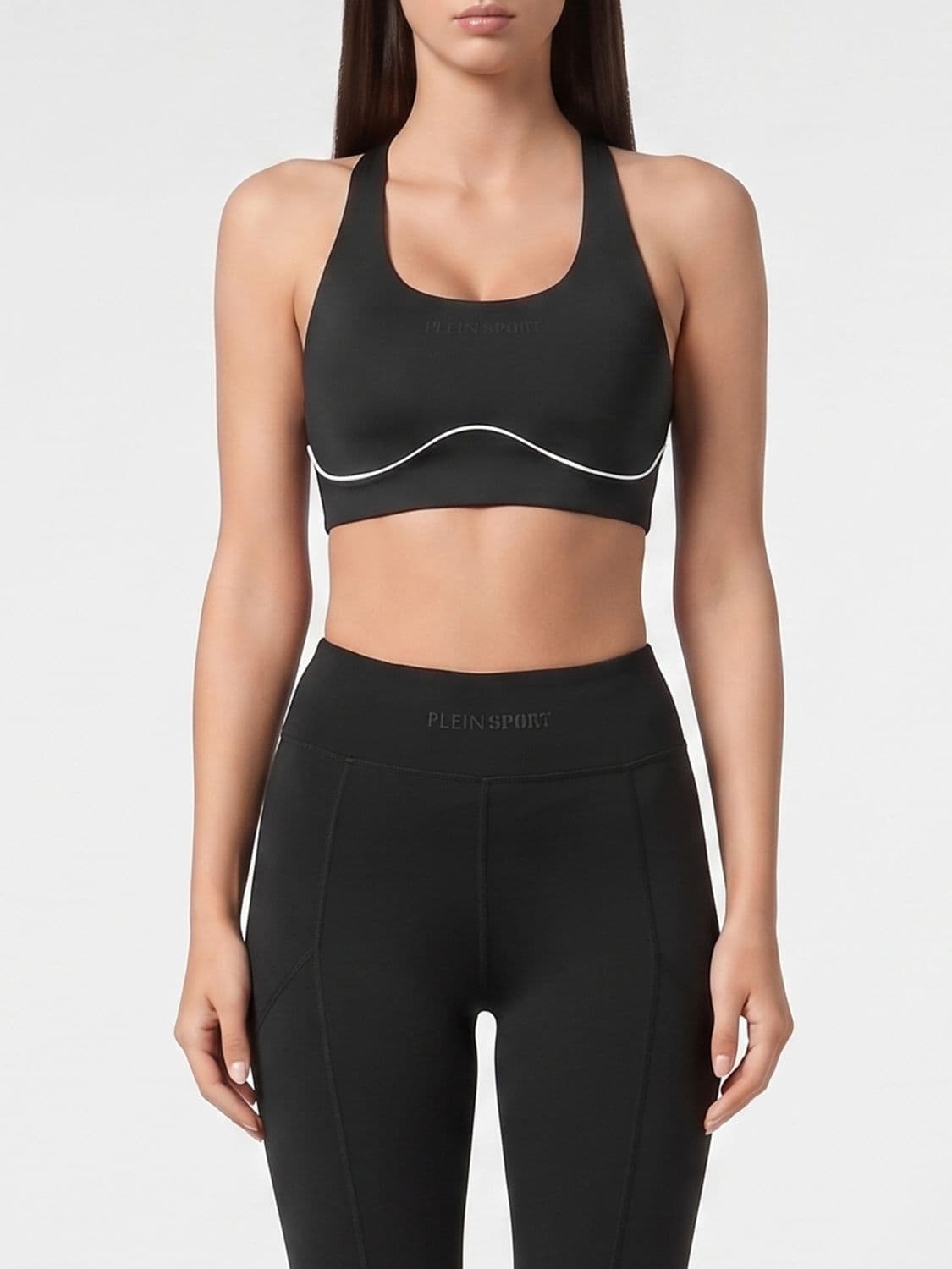 Plein Sport Lycra Crop Top