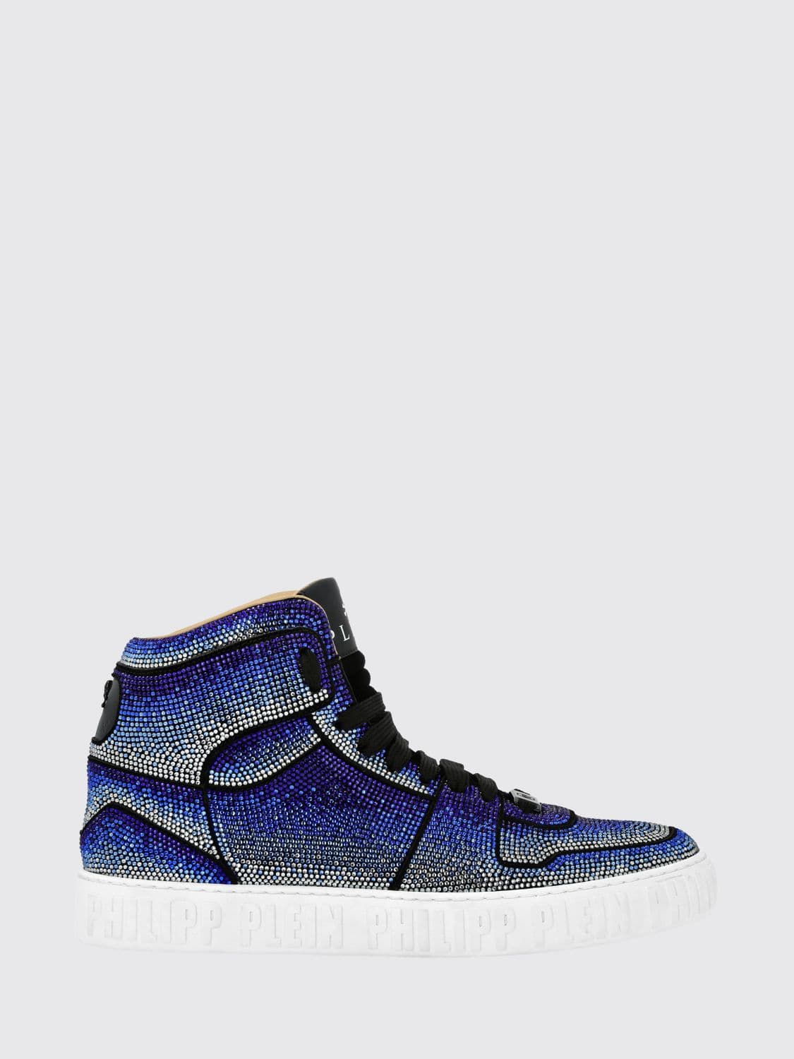 Philipp Plein Rhinestone Suede Sneakers
