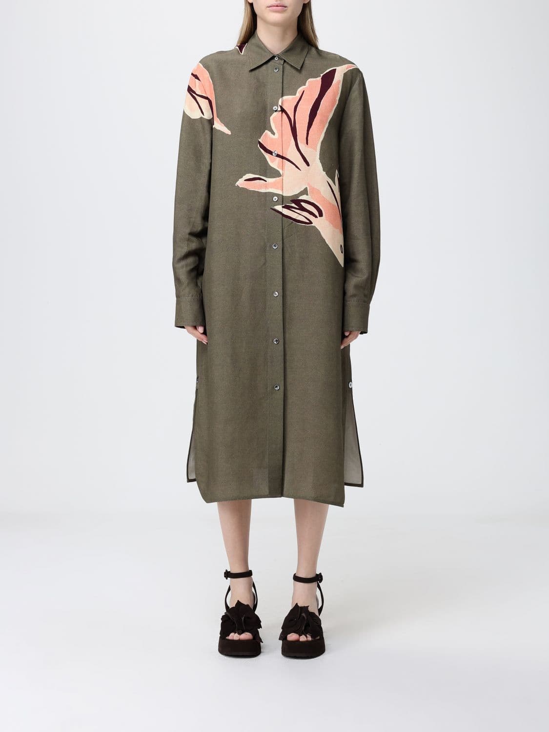 Paul Smith Linen Blend Shirtdress