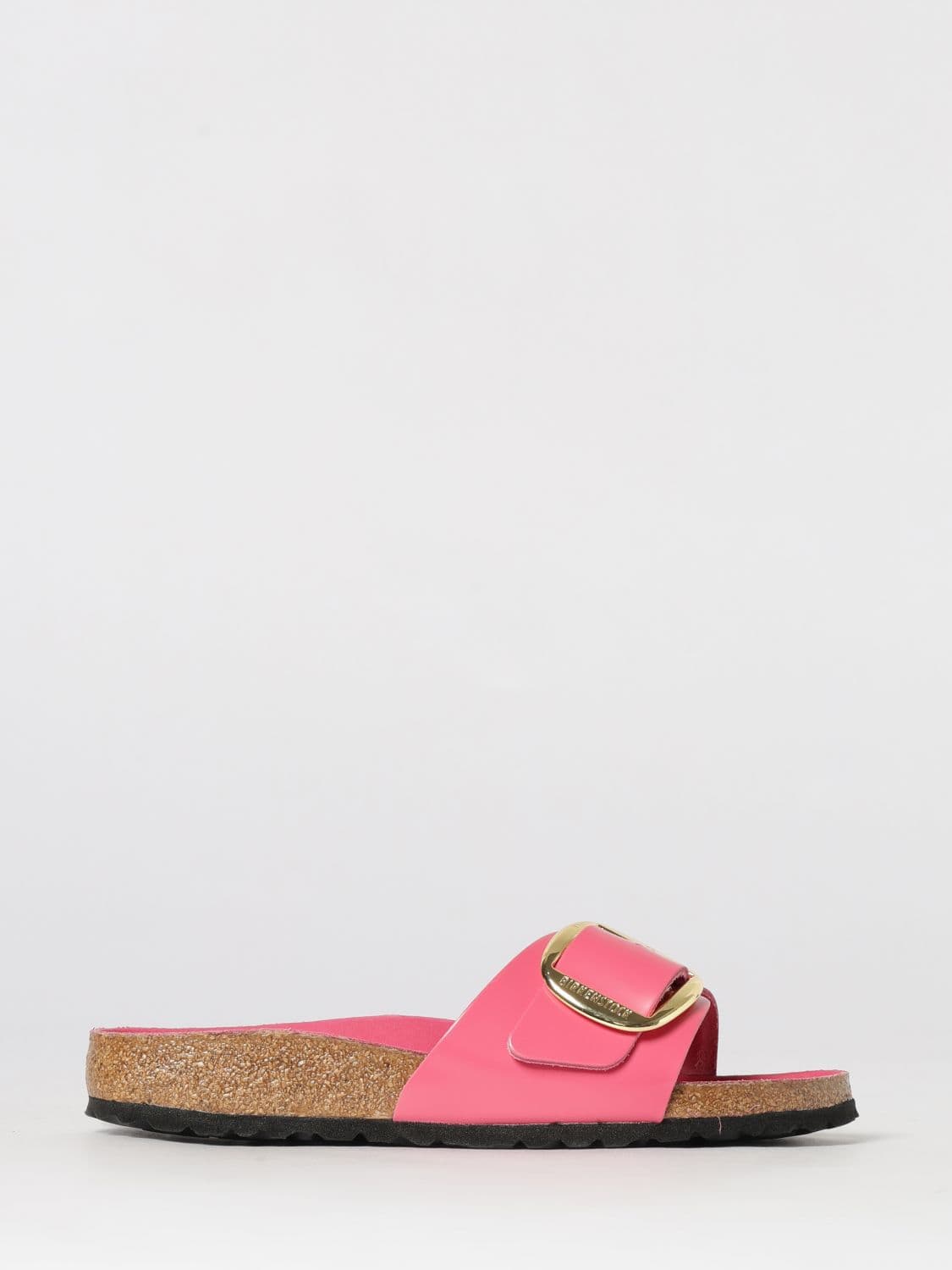 Birkenstock Madrid Big Buckle Sandals in Brushed Leather