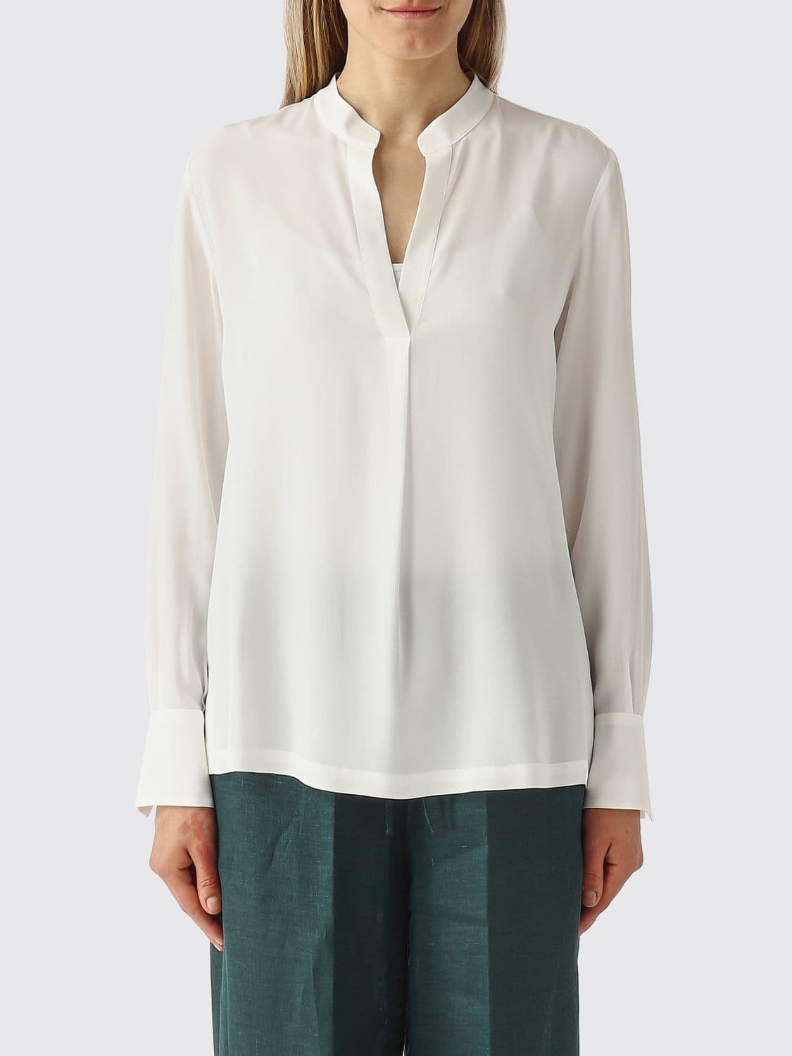 Maliparmi Classic Silk Blend Shirt · 40