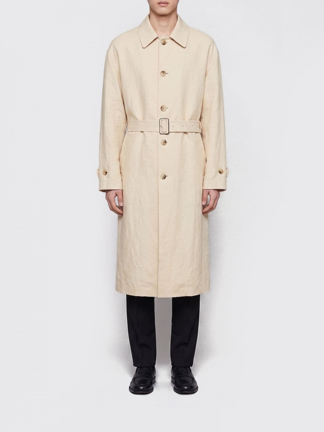 Dolce & Gabbana Cotton and Linen Trench Coat · 50