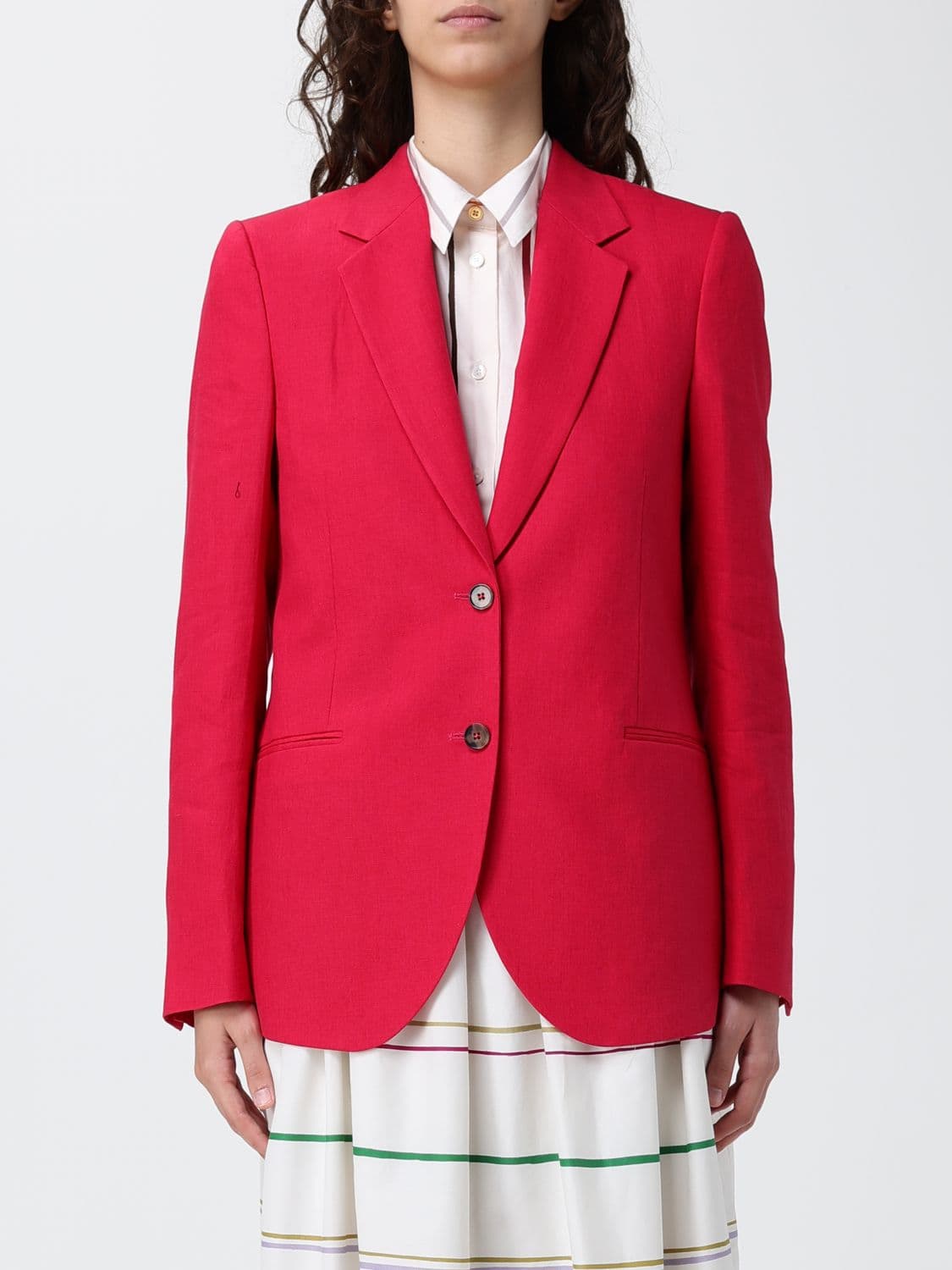 Paul Smith Single Breasted Linen Blazer