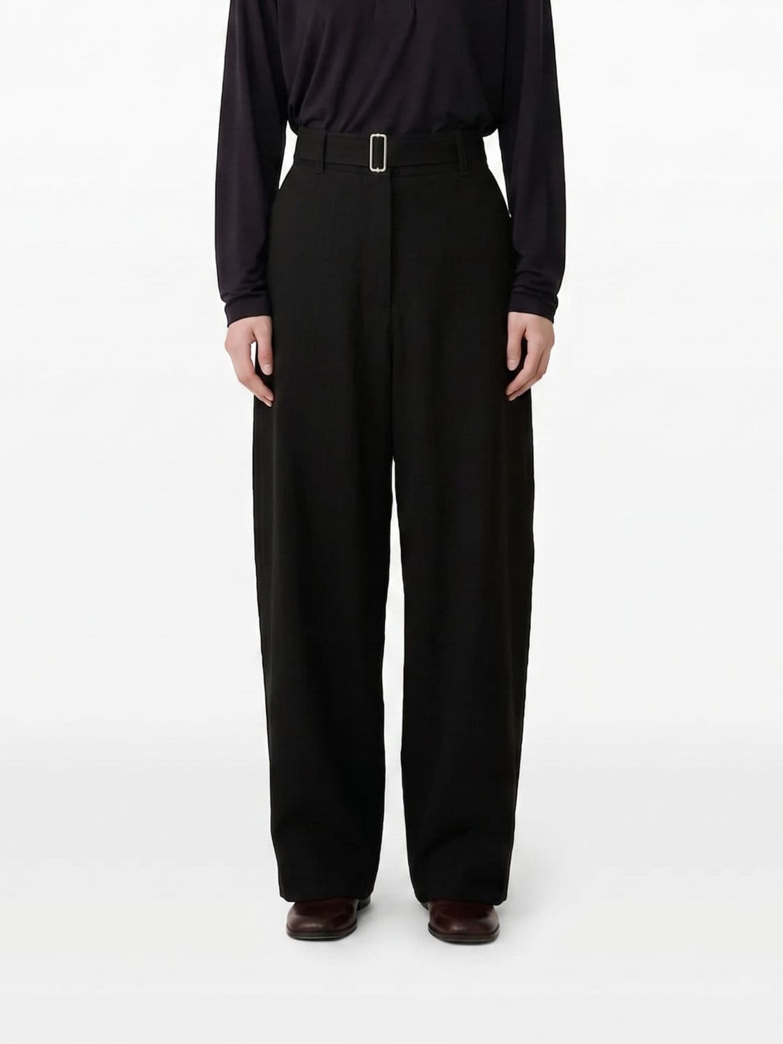 Studio Nicholson Wide Leg Cotton Trousers