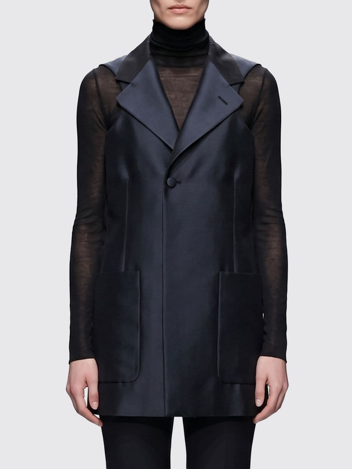 Mm6 Maison Margiela Satin Vest
