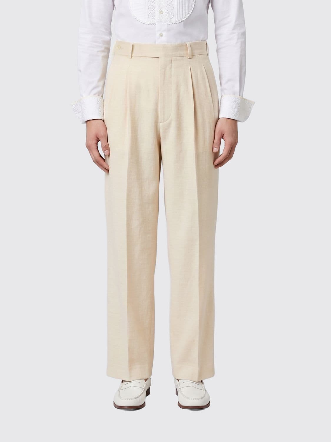 Bode Linen Blend Tailored Trousers