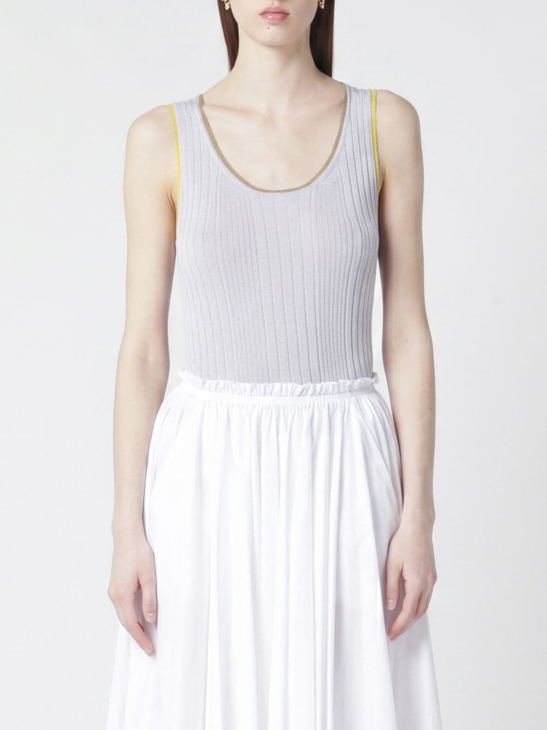 Roberto Collina Viscose Knit Top
