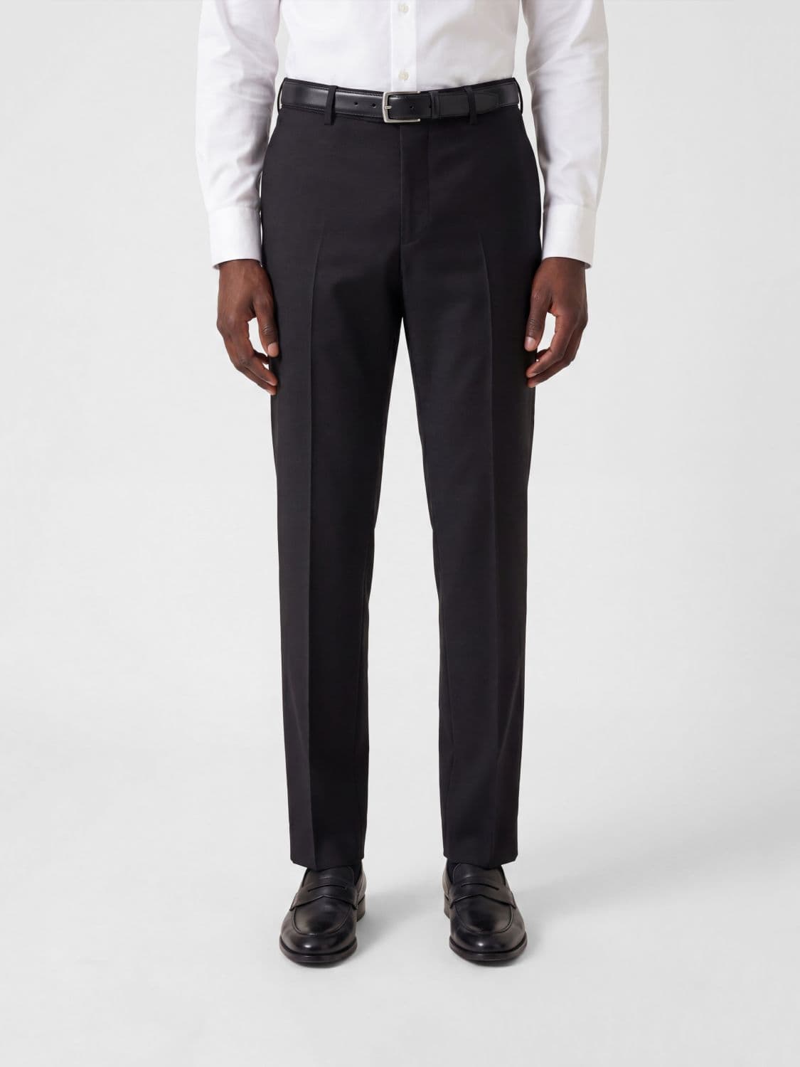 Tagliatore Tailored Trousers in Silk Blend