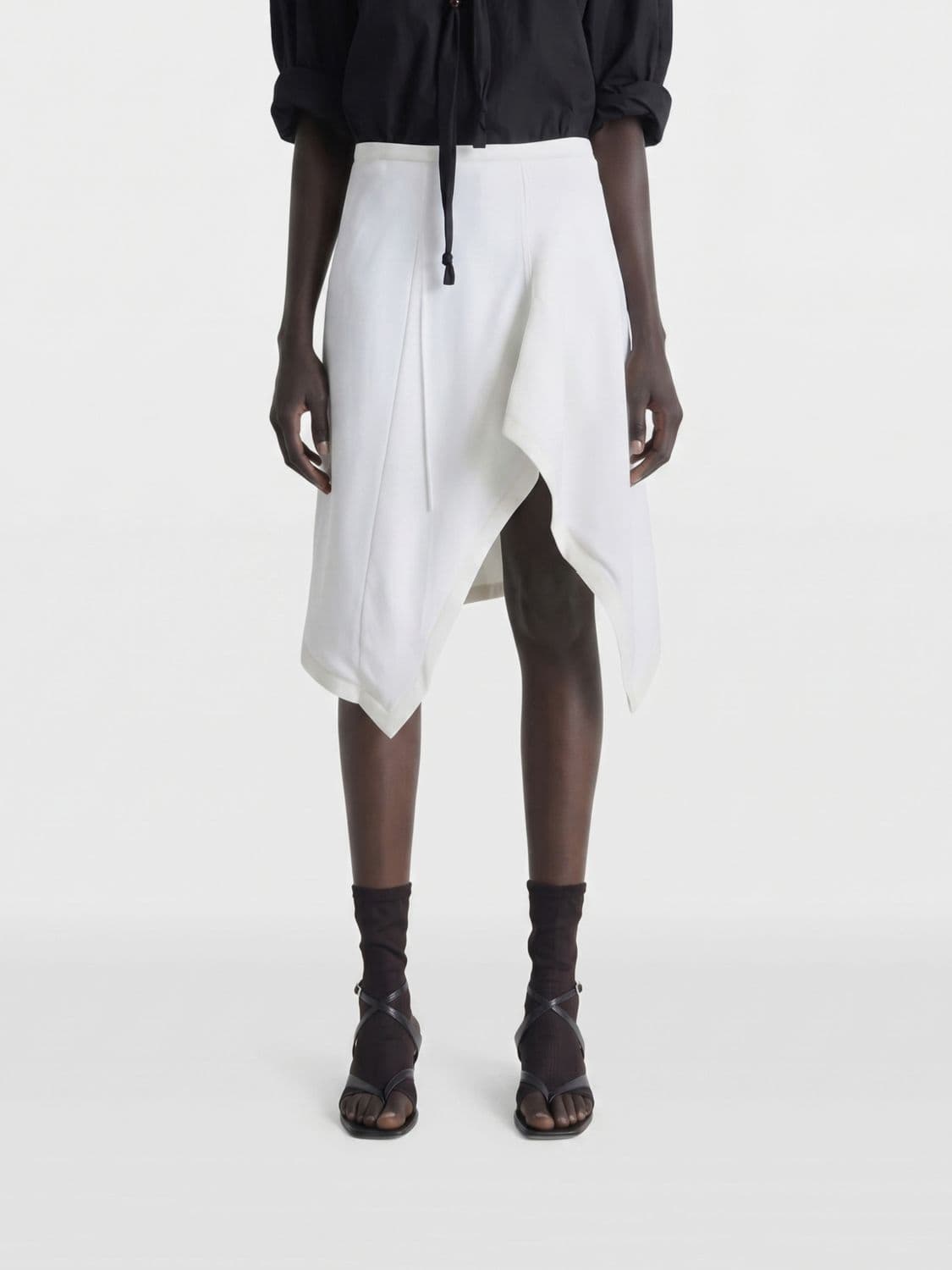 Lemaire Asymmetric Viscose Skirt