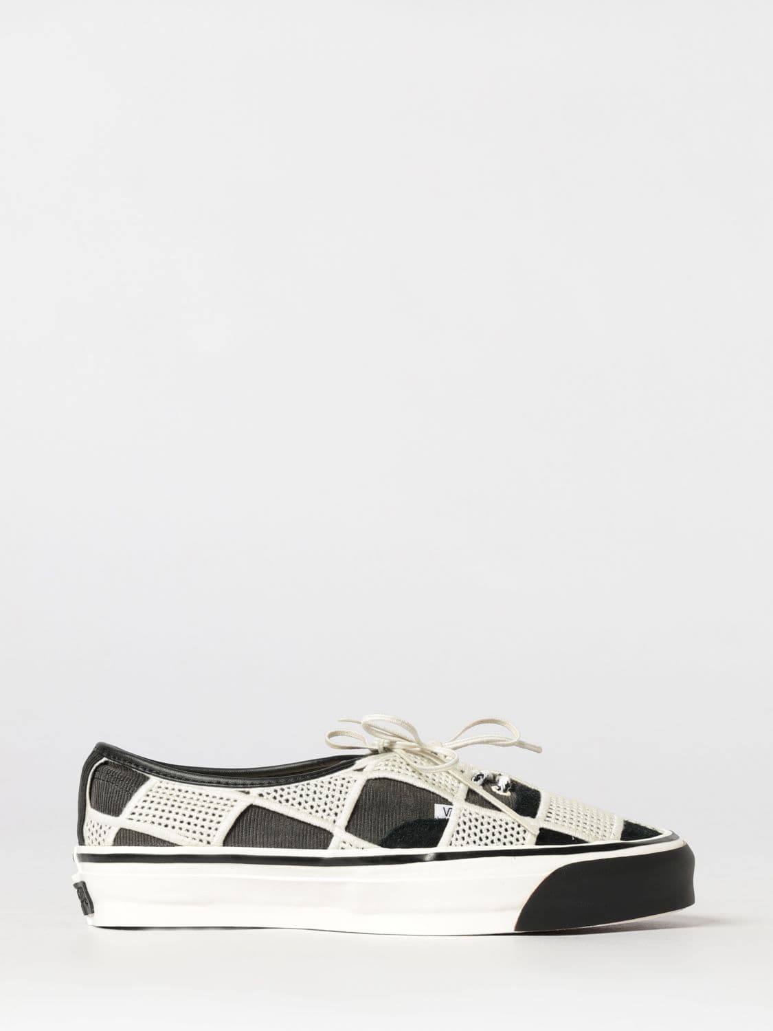 Vans LX Authentic 44 Corduroy and Crochet Knit Sneakers