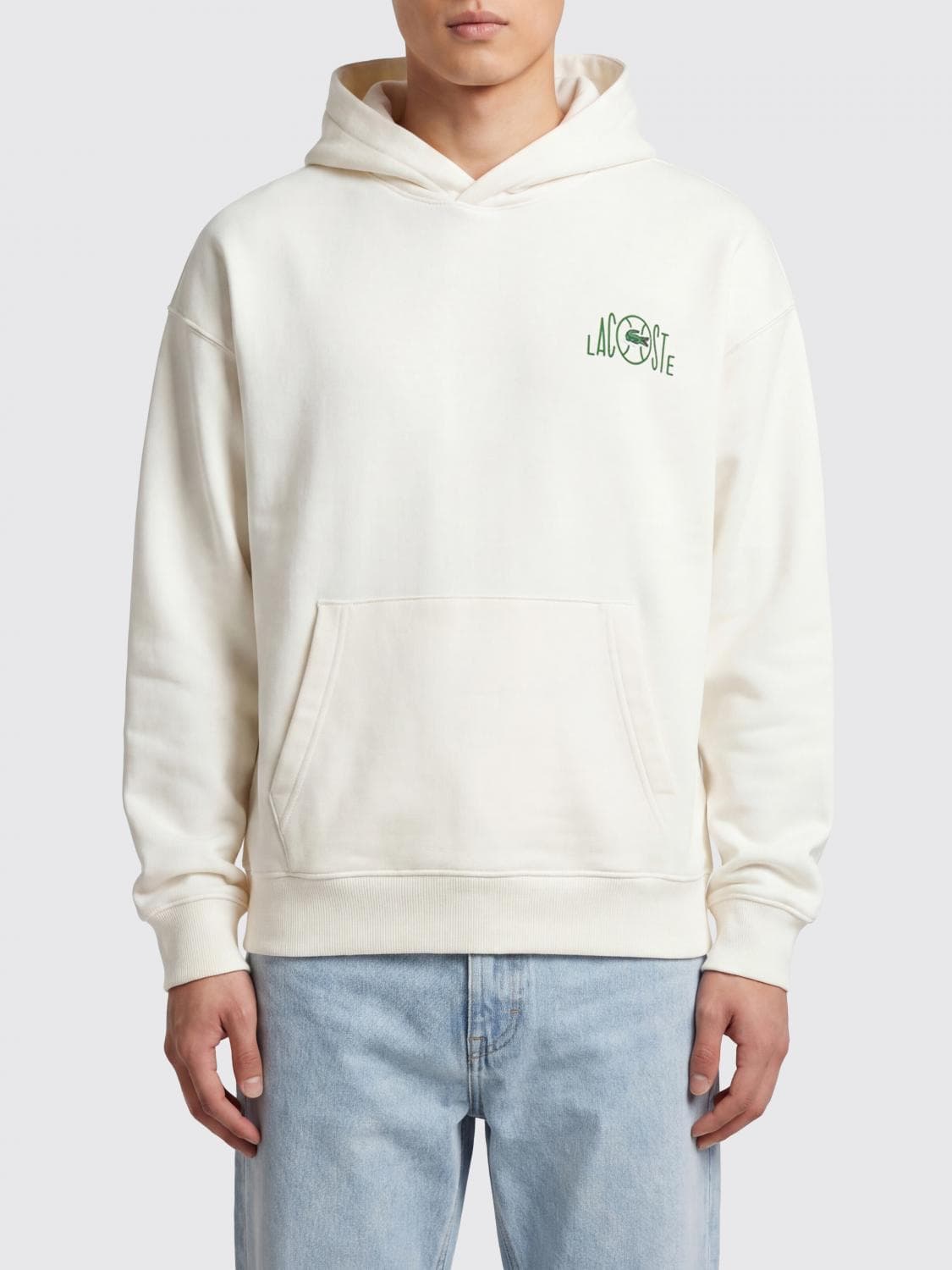 Lacoste Cotton Hoodie with Logo