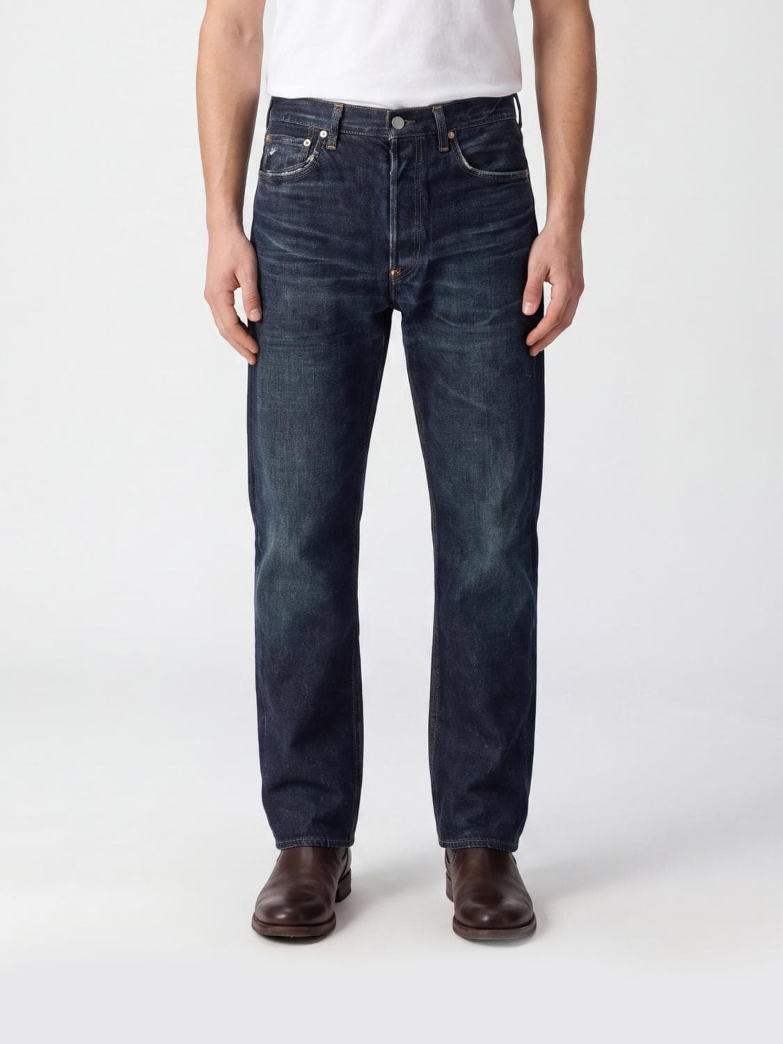 Junya Watanabe X Levi's Straight Fit Linen and Cotton Denim Jeans · XL