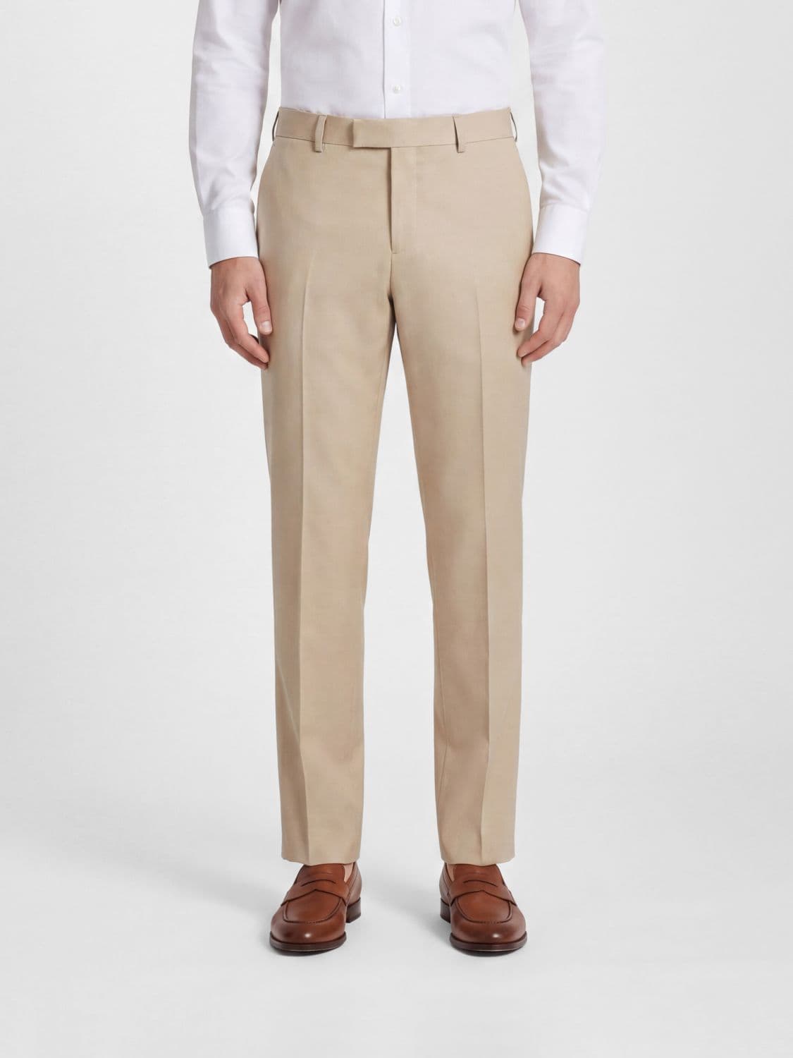 Ferragamo Pants Men color Beige