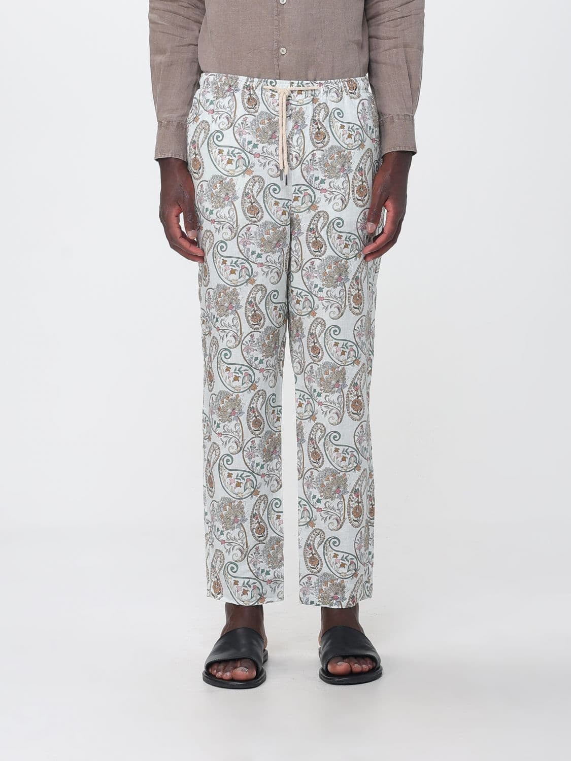 Peninsula Pants Men color Yellow Cream