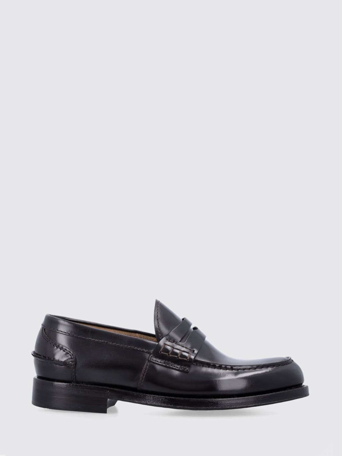 Green George Loafers Men color Dark