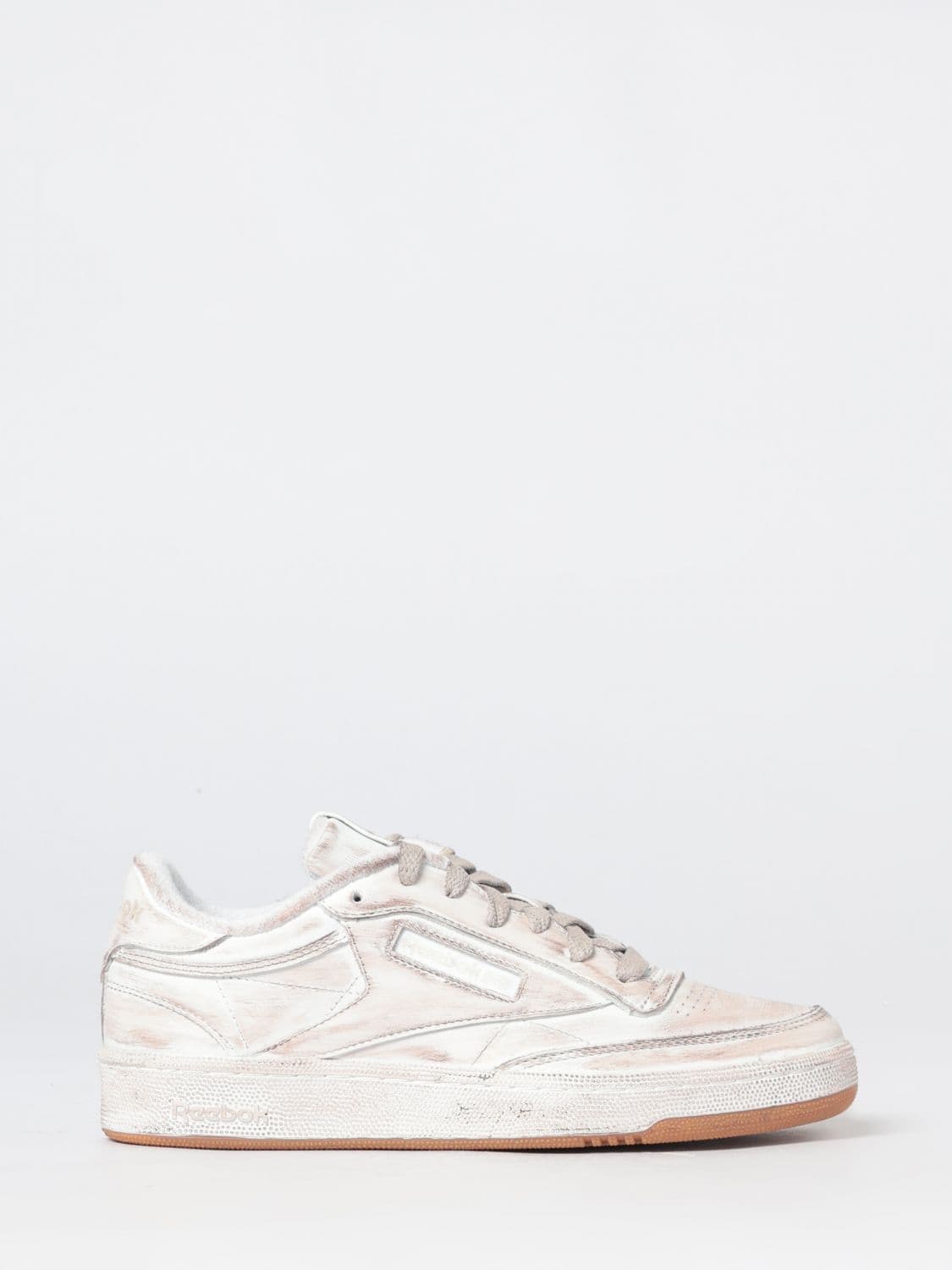 Reebok Club C 85 Vintage Low Top Leather Trainers with Terrycloth Lining