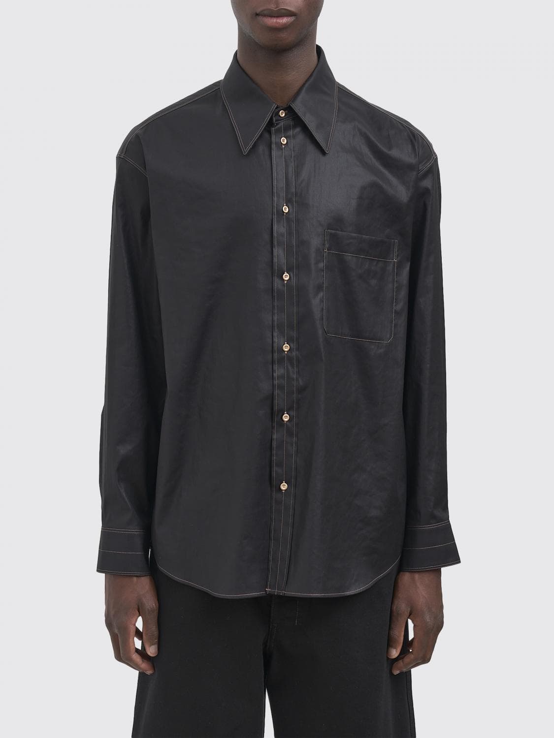Lemaire Shirt Men color Grey · 46