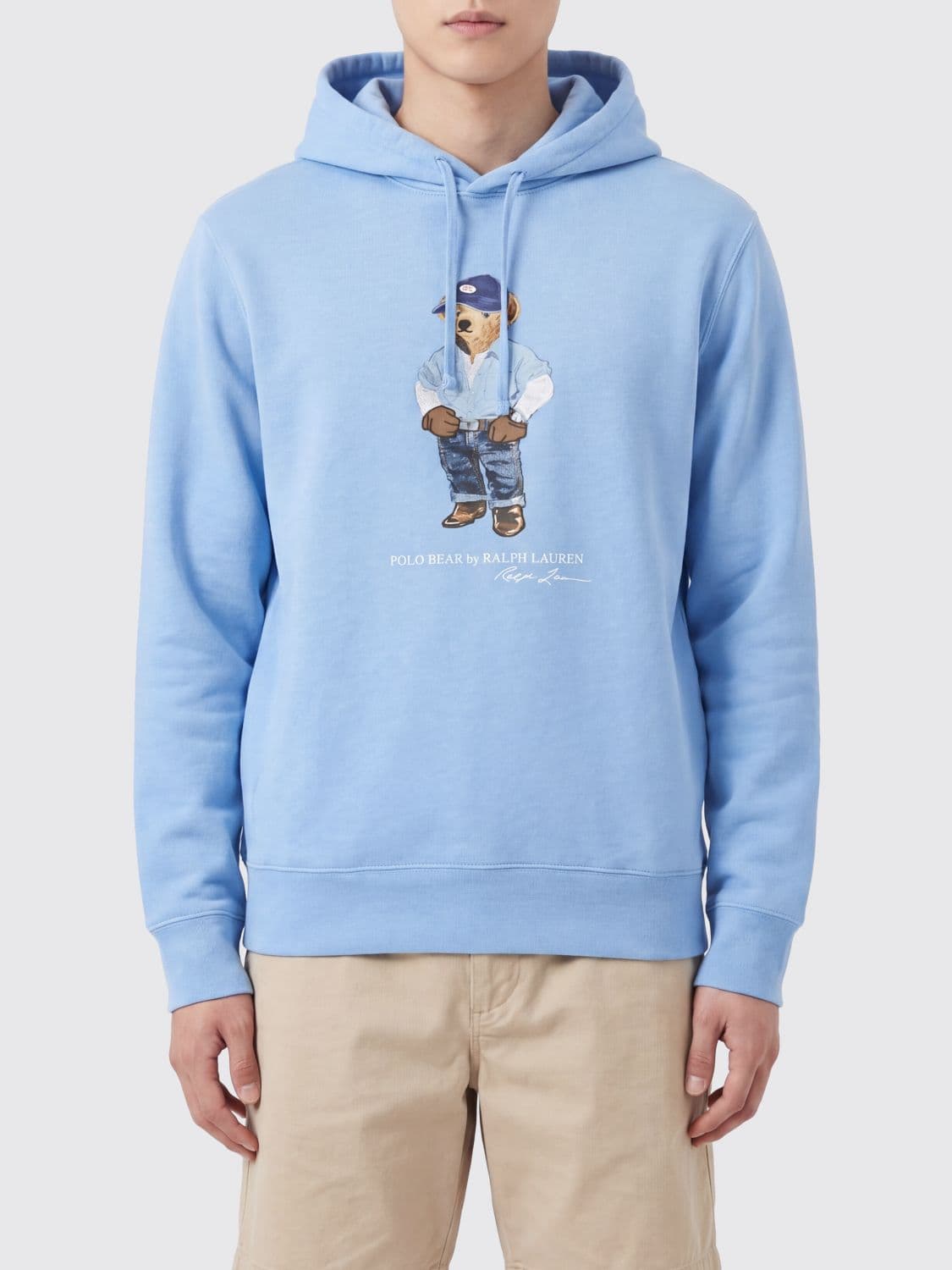 Polo Ralph Lauren Cotton Hoodie with Teddy Bear Print