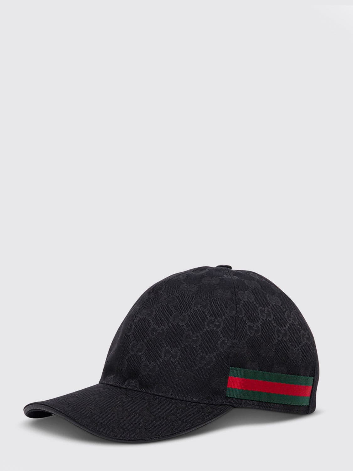 Gucci GG Monogram Striped Baseball Cap in Fabric · L