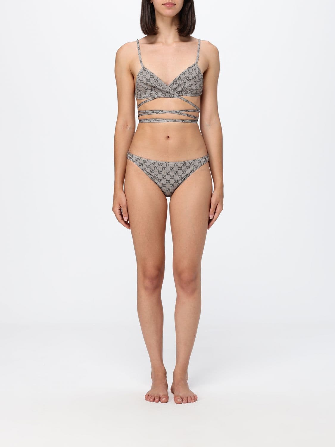 Gucci GG Monogram Jersey Triangle Bikini