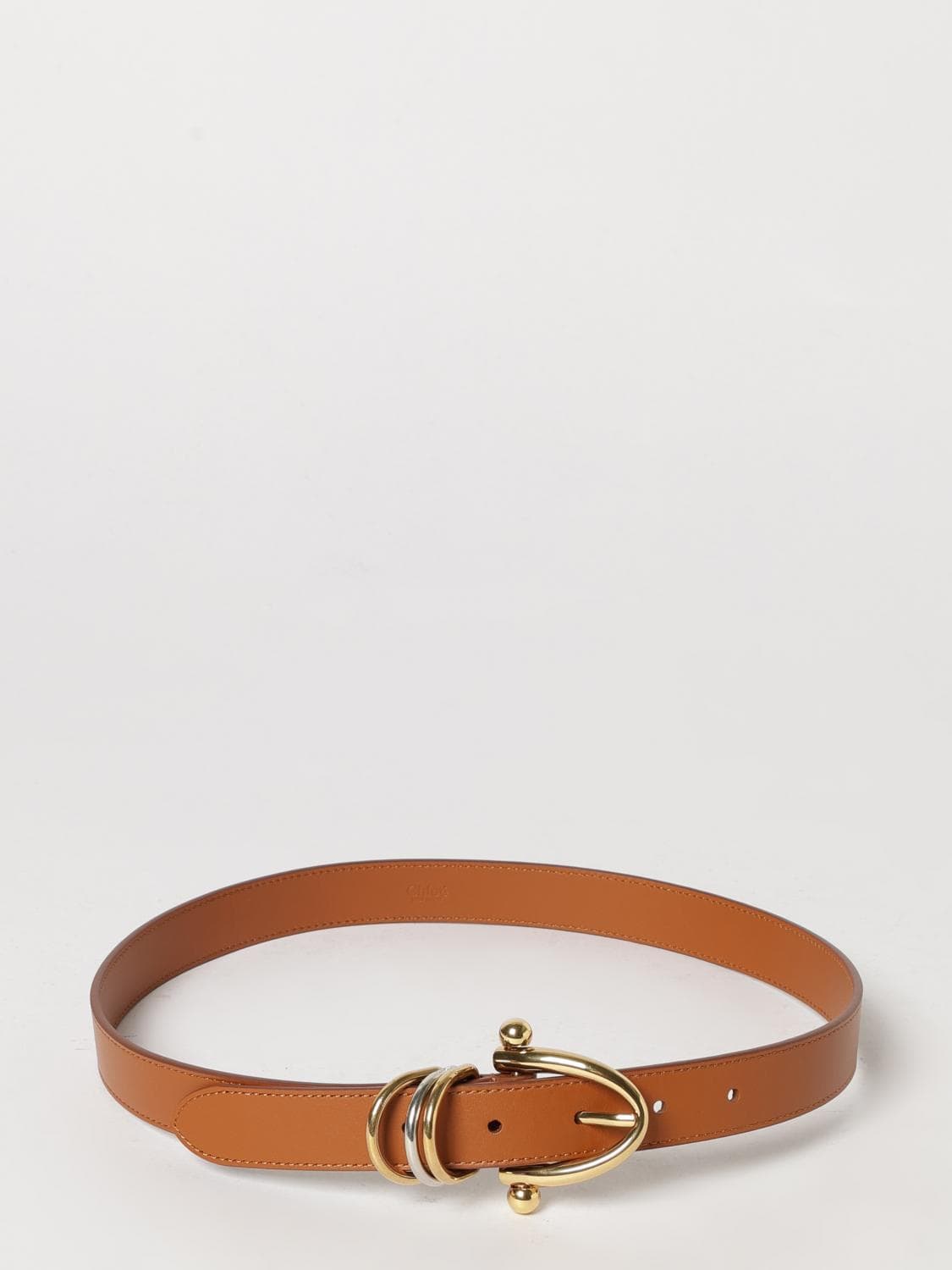 Chloé Bracelet Smooth Calfskin Leather Belt with Buckle