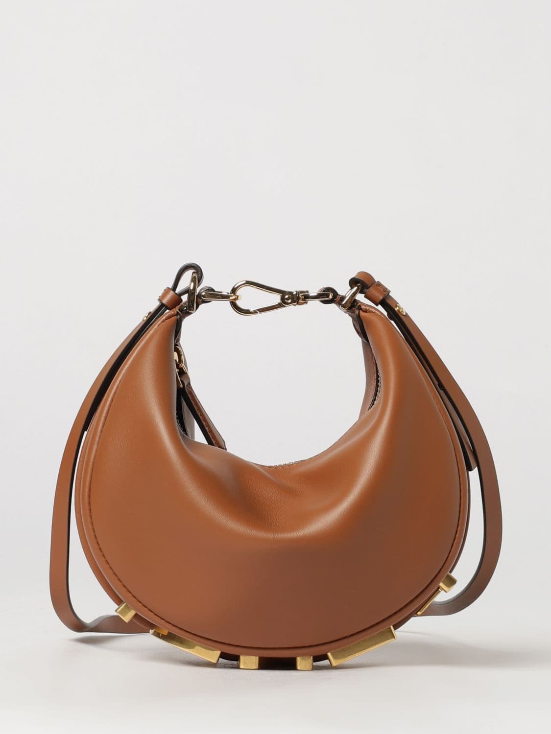 Fendi graphy Mini Bag in Calfskin with Logo Lettering · OS