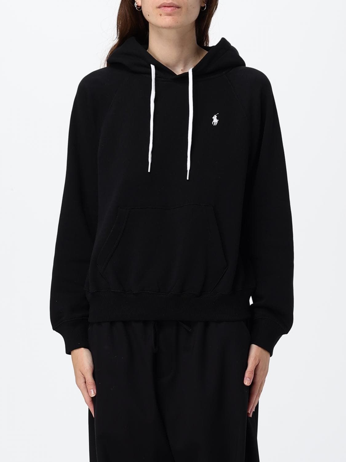 Polo Ralph Lauren Relaxed Fit Cotton Blend Hoodie with Logo