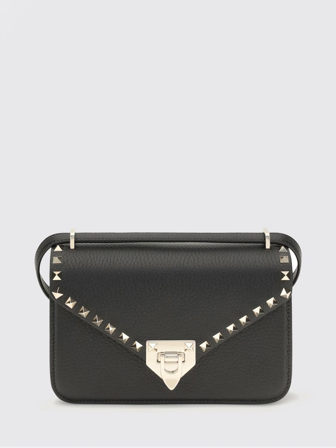 Valentino Garavani Rockstud Grained Calfskin Mini Crossbody Bag · OS