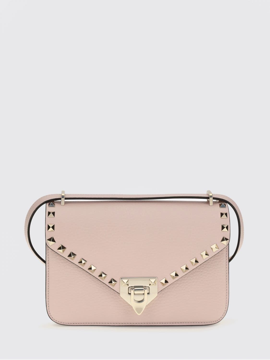 Valentino Garavani Rockstud Grained Calfskin Mini Crossbody Bag · OS