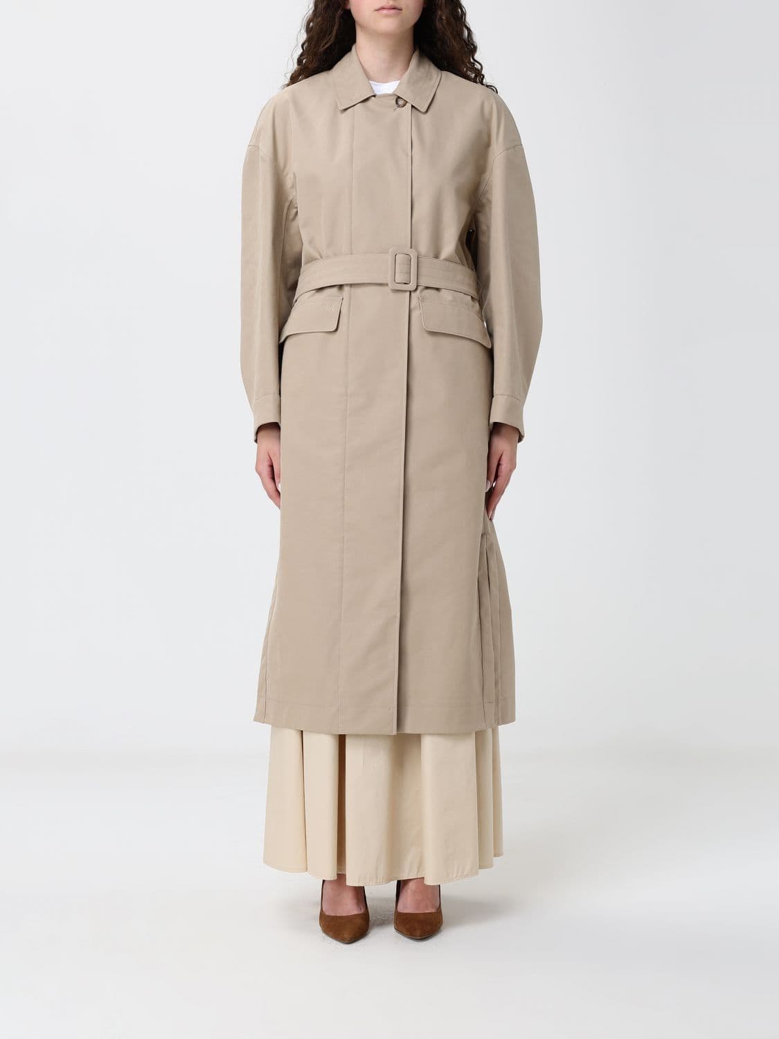 Mm Max Mara Jacket Woman color Beige