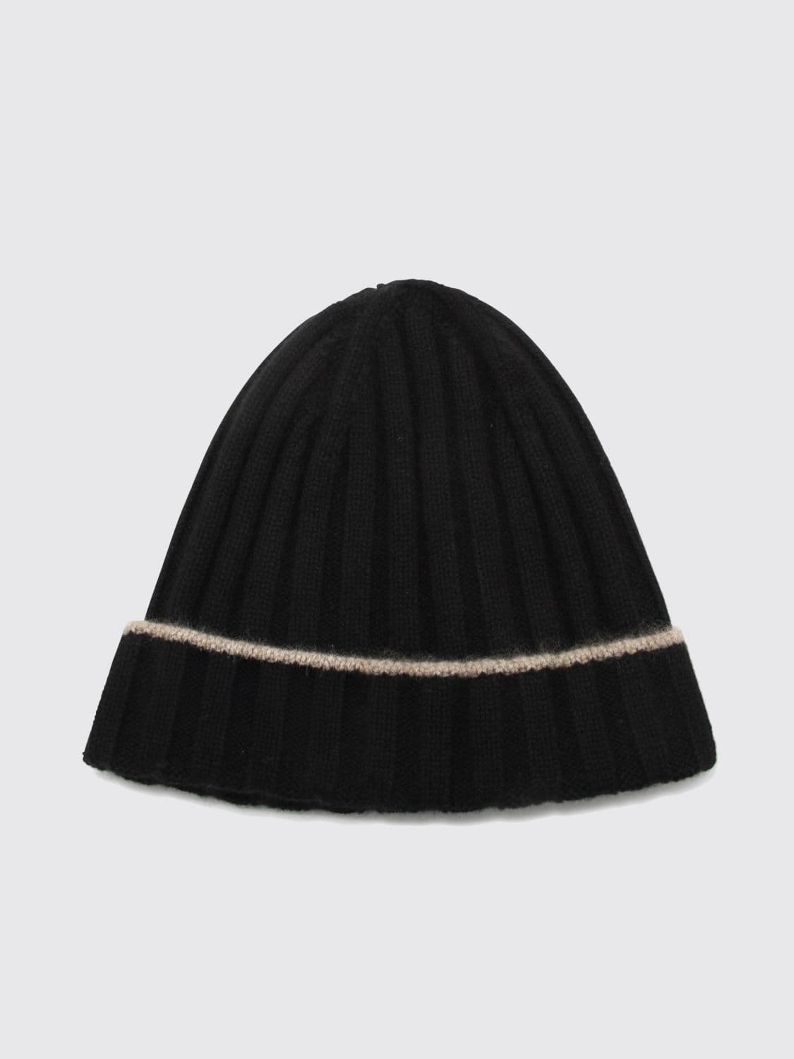 Brunello Cucinelli Ribbed Pure Cashmere Beanie with Cuff