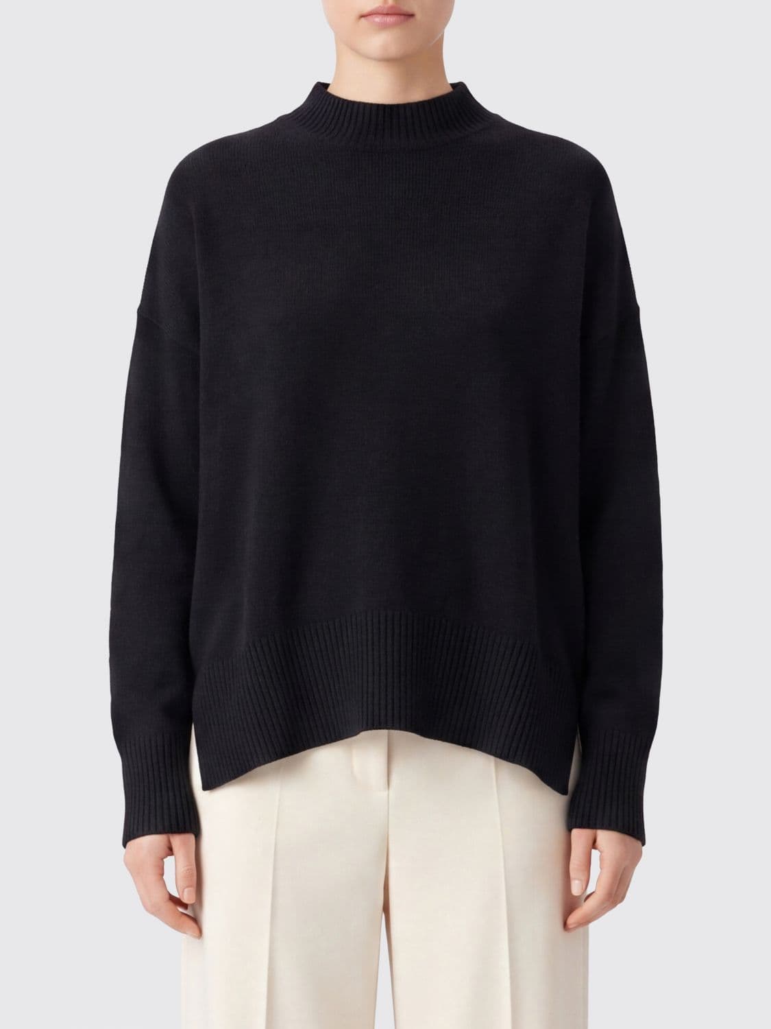 Jil Sander Cashmere Crewneck Jumper with Dropped Shoulders