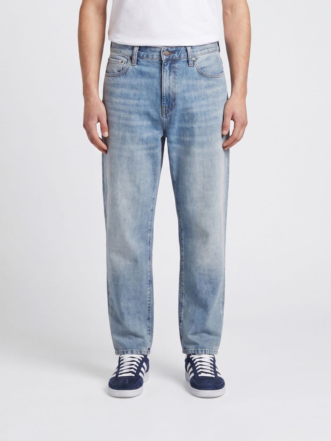 Carhartt Wip Aaron Tapered Fit Cotton Denim Jeans