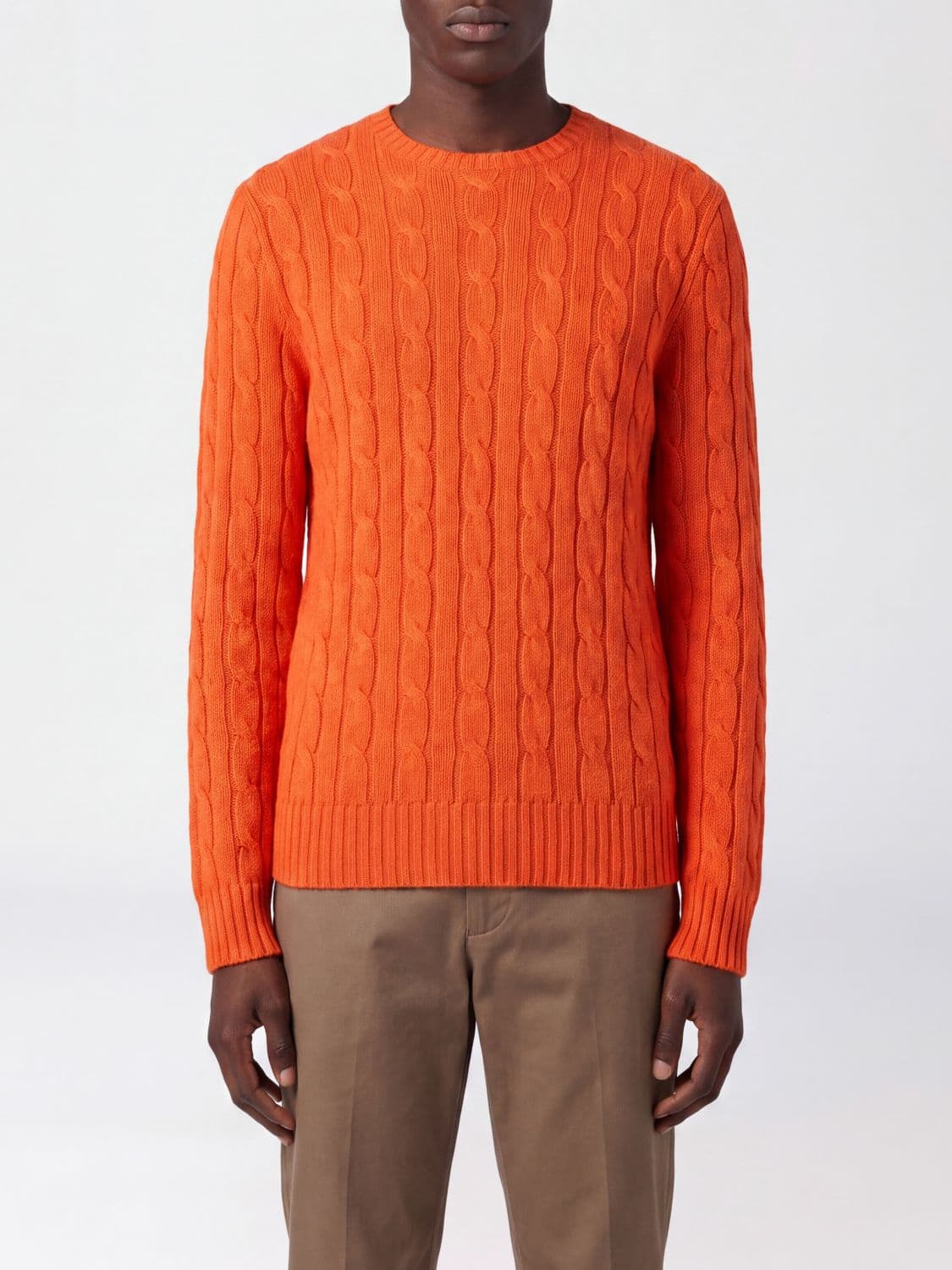 Polo Ralph Lauren Cable-Knit Crewneck Jumper in 100% Cashmere