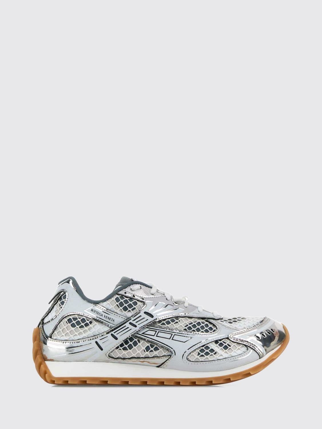 Bottega Veneta Orbit Technical Mesh Sneakers in a Bicolor Design