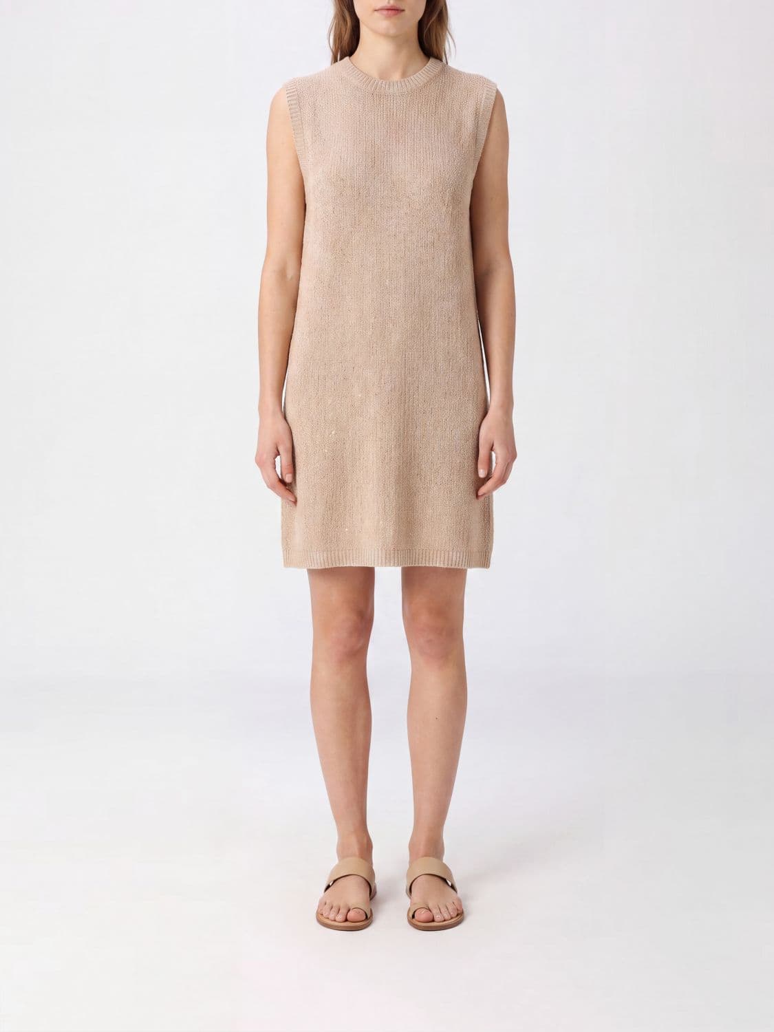 Fabiana Filippi Wool and Cashmere Knit Sheath Mini Dress