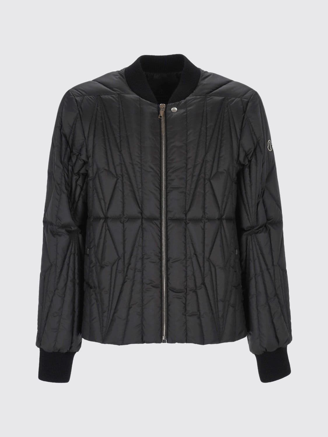 Rick Owens + Moncler Rick Owens x Moncler Collaboration Quilted Puffer Jacket with Bomber Collar · OS