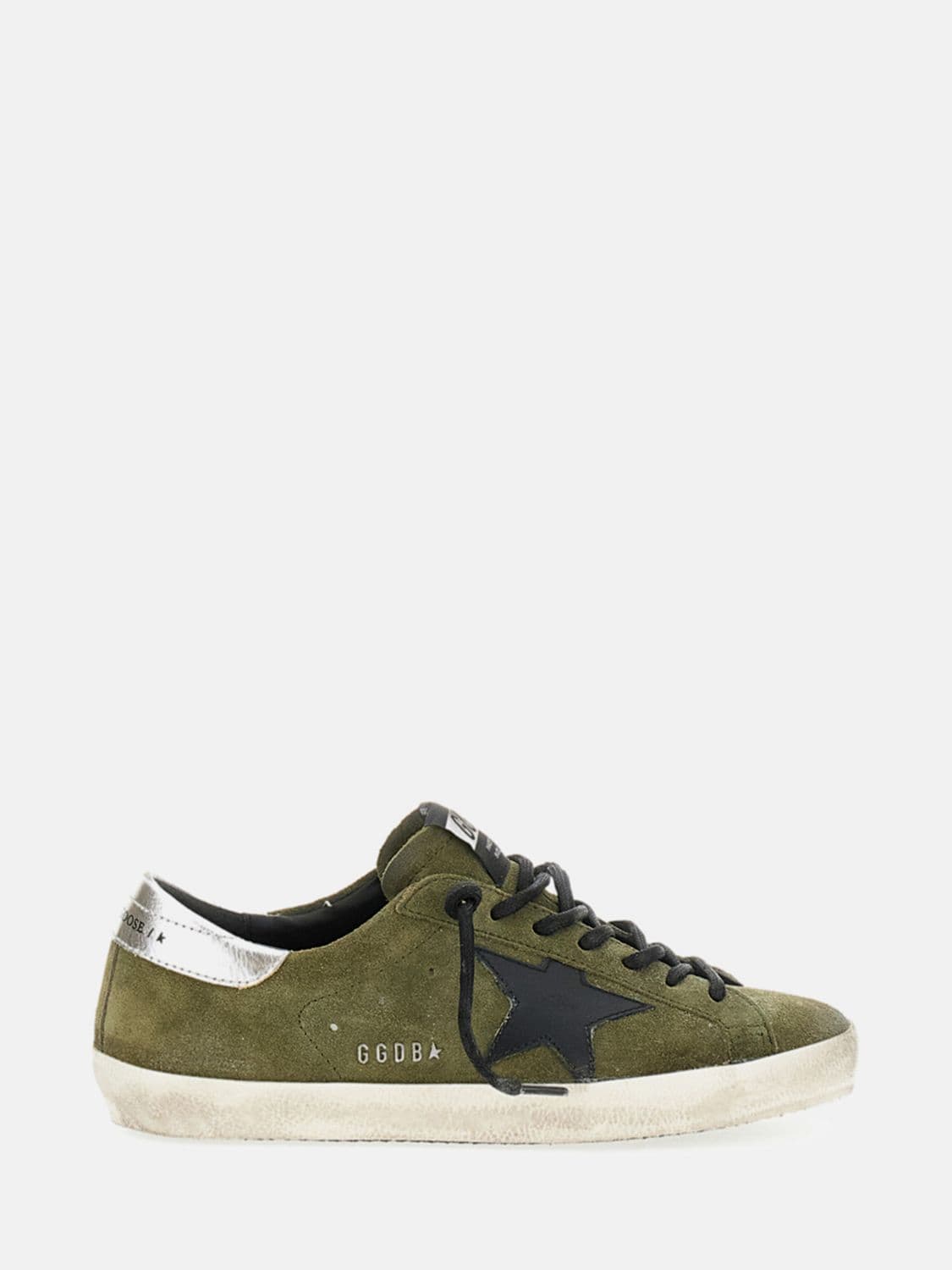 Golden Goose Super-Star Suede Sneakers with Distressed Effect