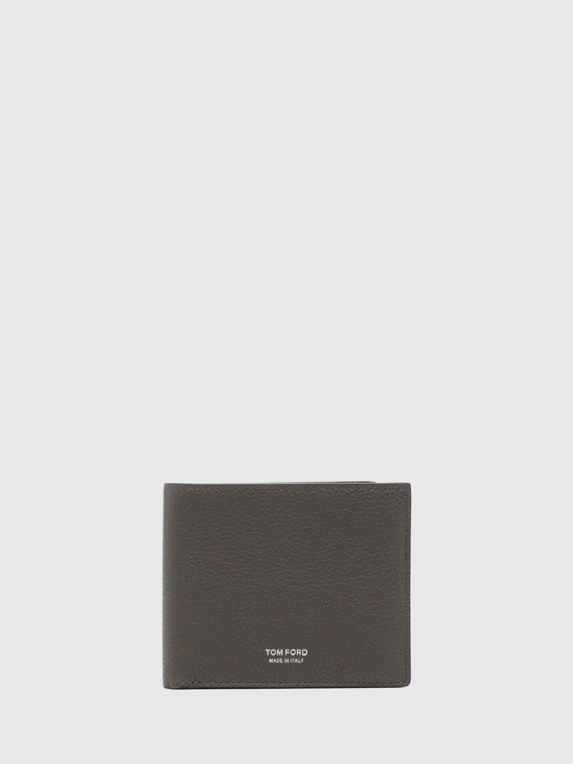 Tom Ford Bifold Calf Leather Wallet with Bill Compartment and Logo · OS