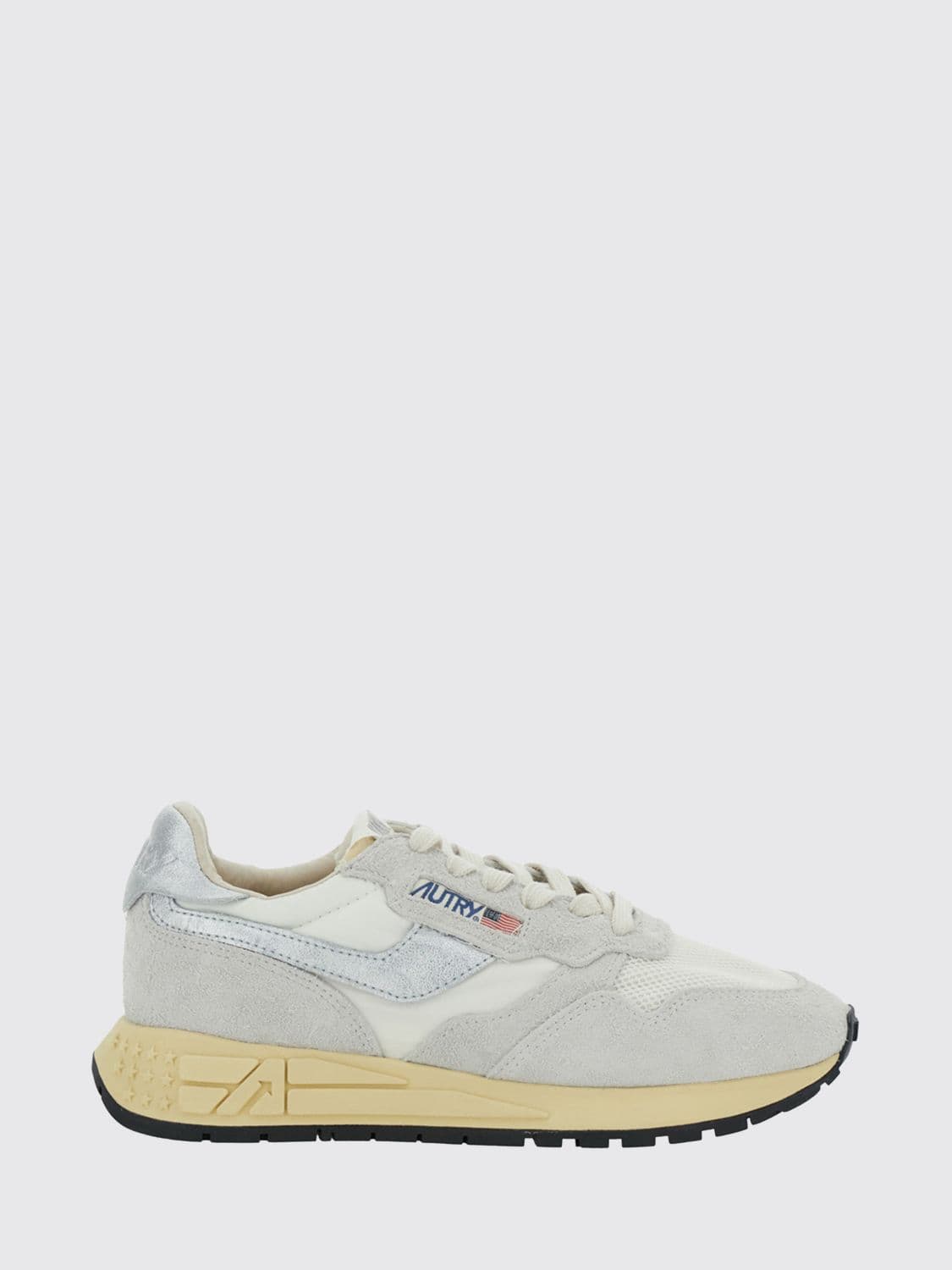 Autry Reelwind Nylon and Suede Sneakers with Serrated Sole