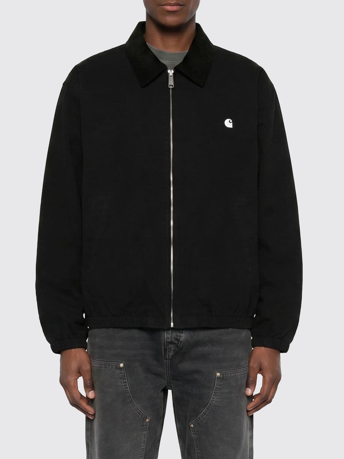 Carhartt Wip Madison Relaxed Fit Cotton Jacket with Zip Closure