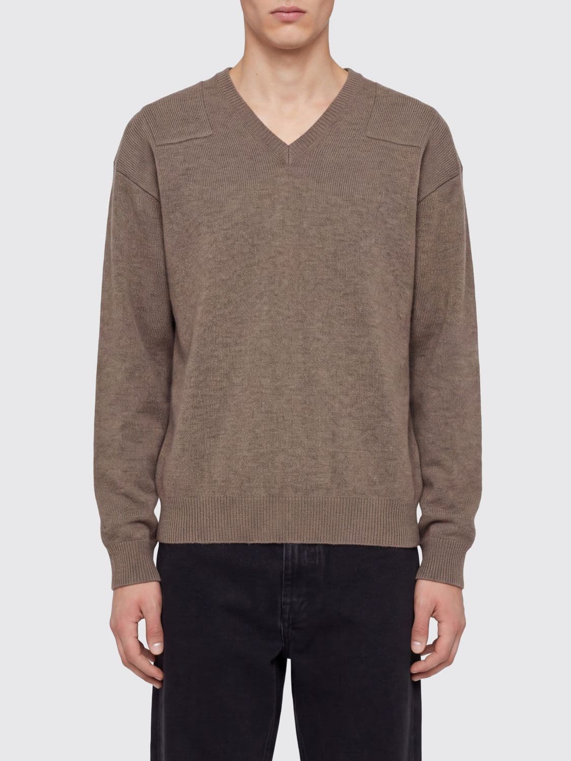 Jil Sander V-Neck Long-Sleeved Wool Blend Jumper · 48