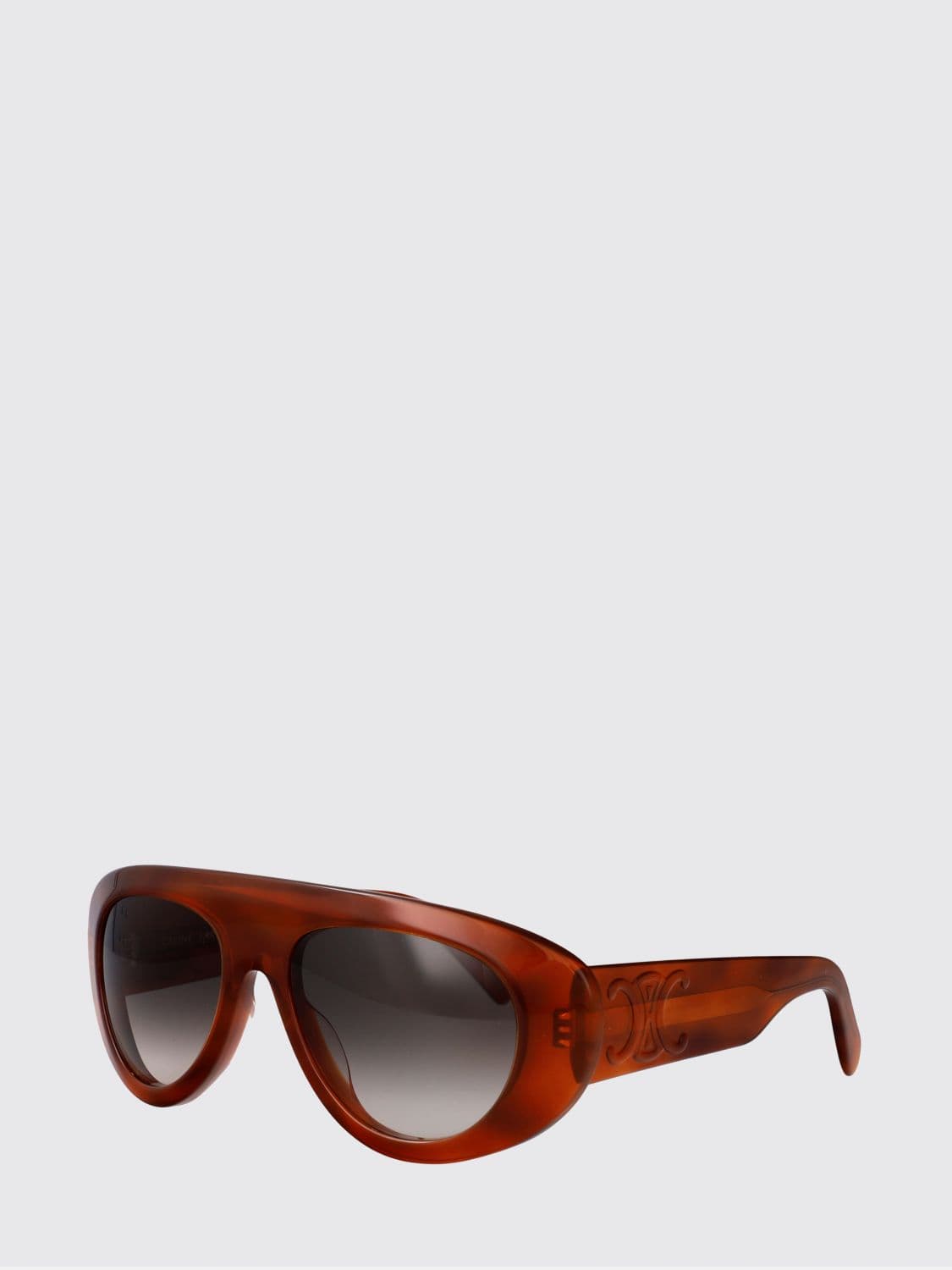 Celine Mask Teardrop Sunglasses in Black Acetate · 57