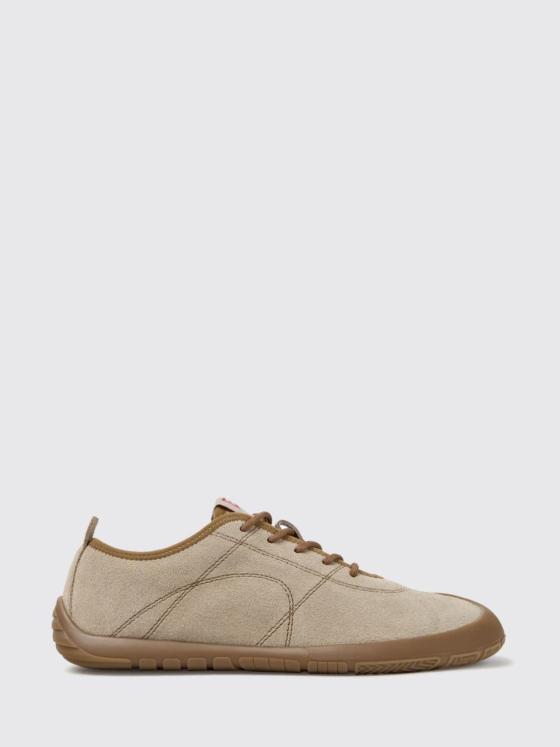 Camper Peu Path+ Low Top Sneakers in Leather and Suede from Recycled Materials