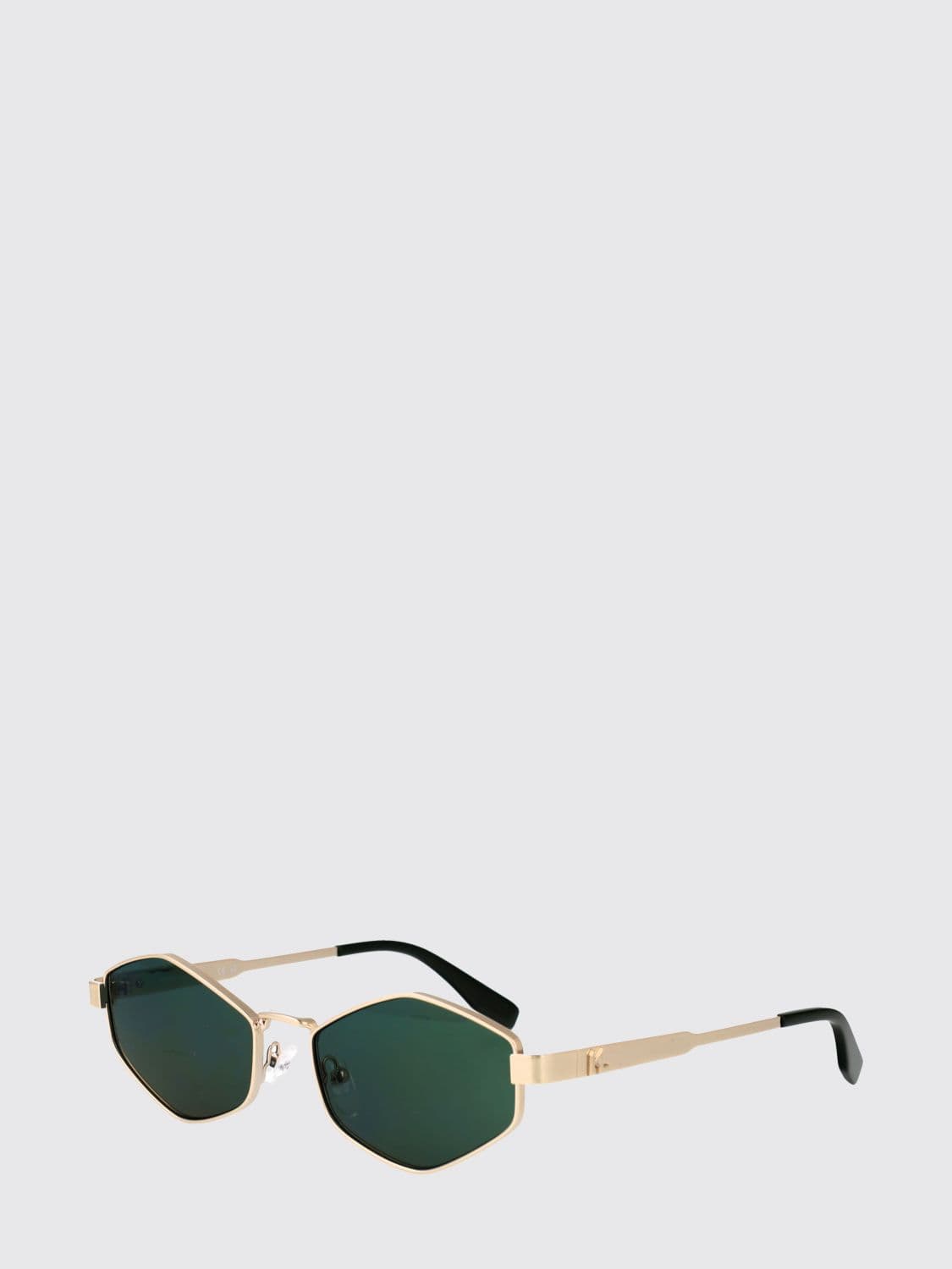 Karl Lagerfeld Irregular Shape Metal Sunglasses with Embossed Logo · 54