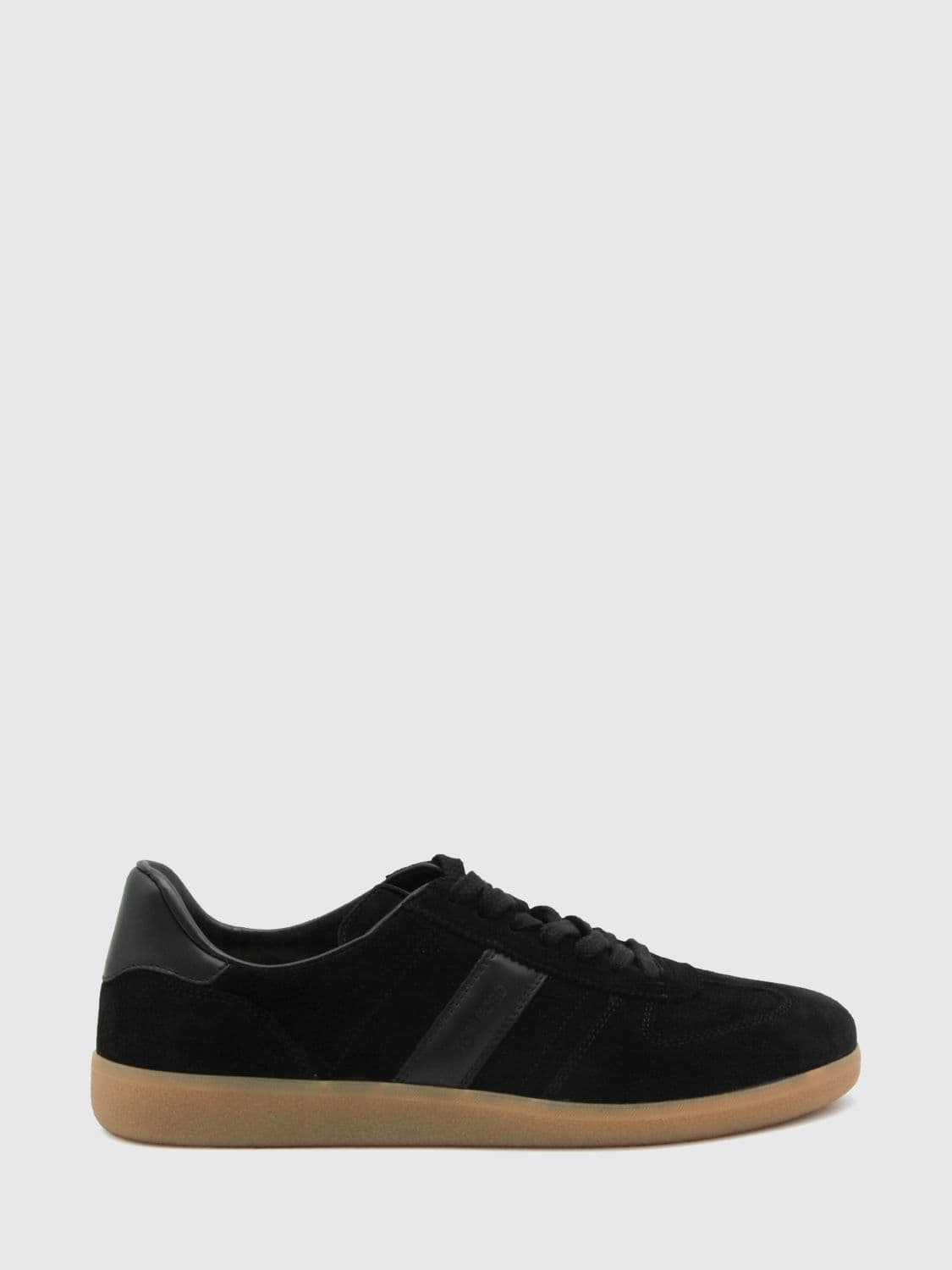 Tom Ford Suede Bovine Leather Low Top Sneakers with Rear Logo