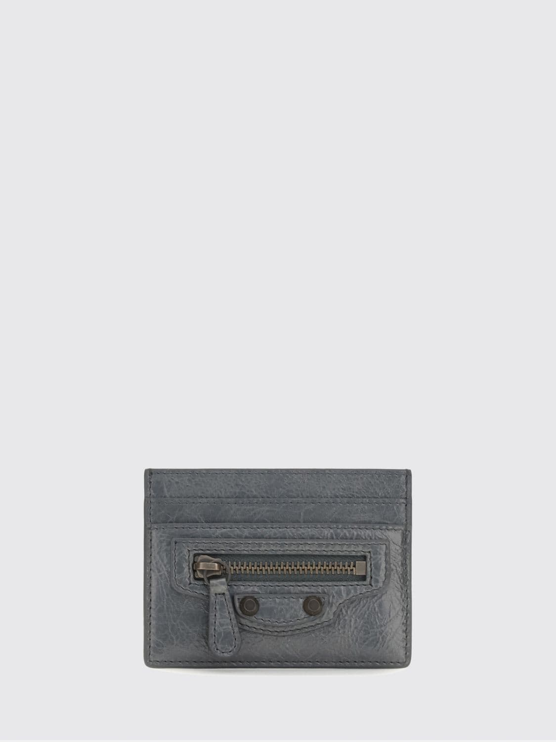 Balenciaga Le Cagole Studded Arena Lambskin Card Holder · OS