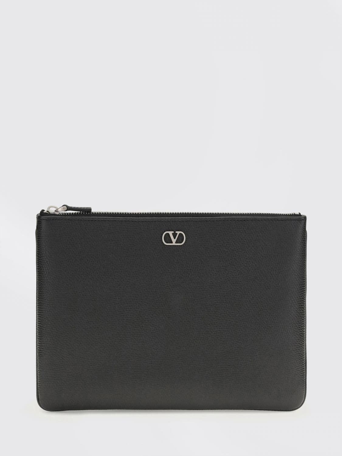 Valentino Garavani VLogo Signature Grained Calf Leather Document Holder · OS